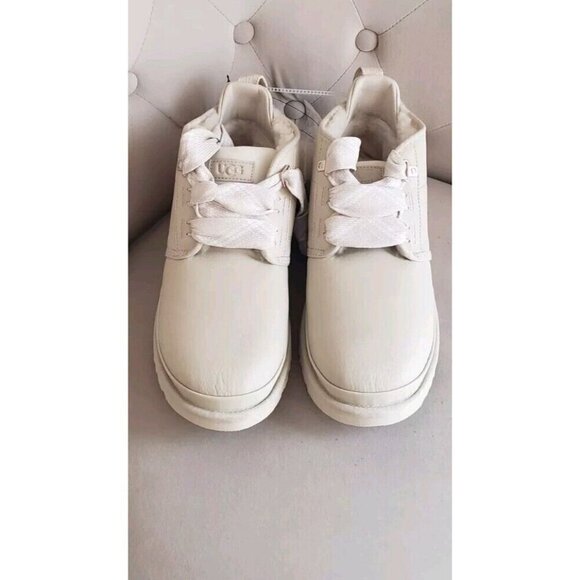 NEW UGG MEN'S NEUMEL FT LEATHER WOOL CHUKKA ANKLE SEA SALT BOOTS US 11 - Picture 2 of 7